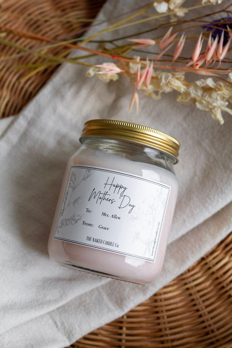 Signature Candle - Personalised Mothers Day Special